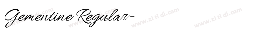 Gementine Regular字体转换 Gementine Regular字体转换